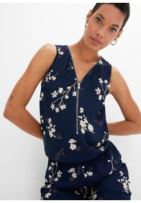 bonprix - Kombinezon. Kolor: niebieski. Styl: elegancki #3