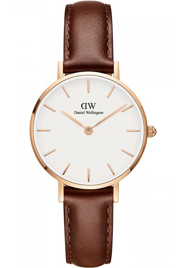 Zegarek damski Daniel Wellington DW00100231 brązowy. Kolor: brązowy