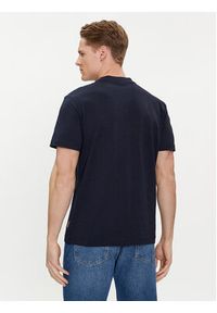 Napapijri T-Shirt Iaato NP0A4HFZ Granatowy Regular Fit. Kolor: niebieski. Materiał: bawełna