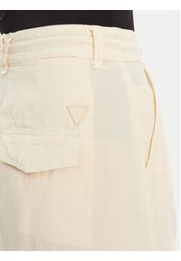 Guess Spódnica midi W5GD1H WG8N0 Beżowy Regular Fit. Kolor: beżowy. Materiał: lyocell #4