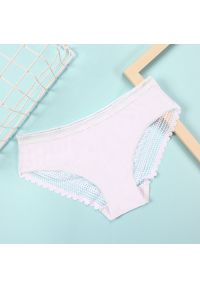 Intica - Figi koronkowe damskie z wysokiej jakości materiału Dorle. Kolor: biały. Materiał: materiał, koronka. Wzór: aplikacja, koronka