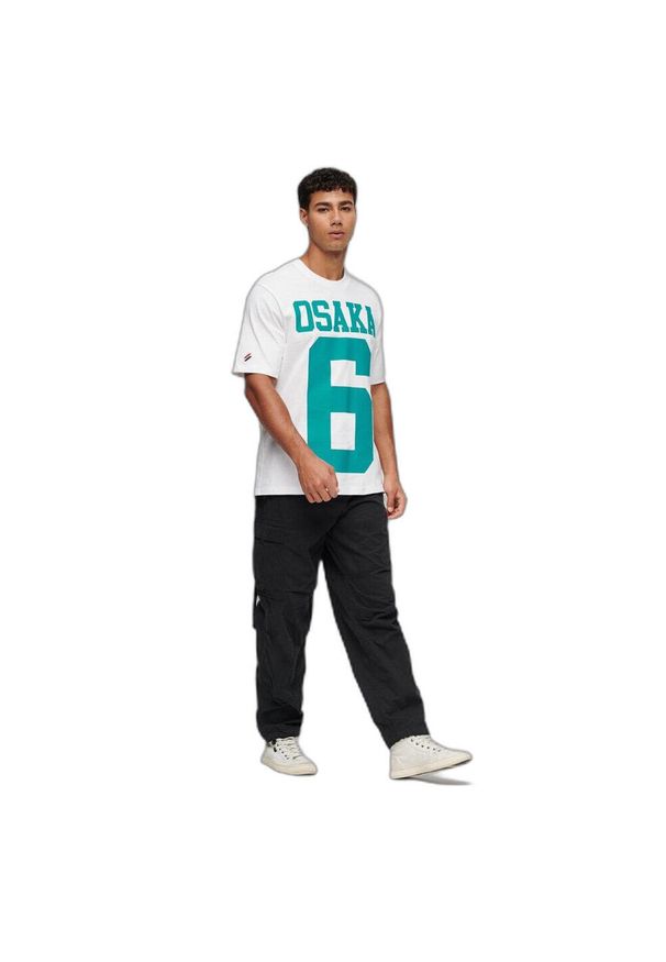 Koszulka Superdry Osaka Loose. Kolor: biały