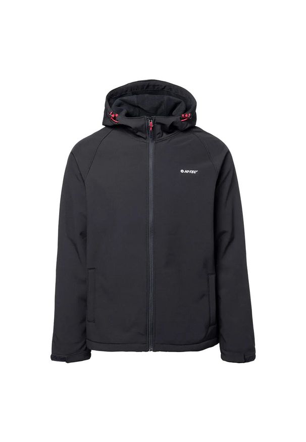 Hi-tec - Kurtka Soft Shell Dla Dorosłych Unisex Neti II. Kolor: czarny, czerwony, wielokolorowy