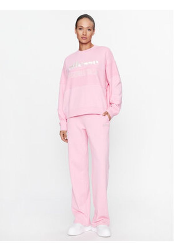 Ellesse Spodnie dresowe Vernetti SGT19237 Różowy Relaxed Fit. Kolor: różowy. Materiał: dresówka, bawełna