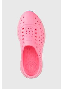 Native tenisówki dziecięce kolor różowy. Nosek buta: okrągły. Kolor: różowy. Materiał: materiał, guma. Wzór: motyw zwierzęcy #3