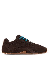 Steve Madden Sneakersy Asiel 11005159 Brązowy. Kolor: brązowy. Materiał: skóra, zamsz #1