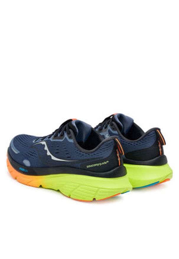 Saucony Buty do biegania Guide 18 S20998 Granatowy. Kolor: niebieski. Materiał: materiał