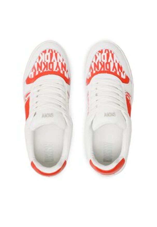 DKNY Sneakersy Odlin K4271369 Pomarańczowy. Kolor: pomarańczowy. Materiał: skóra