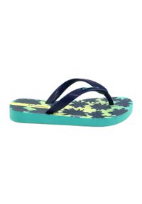 Klapki japonki Ipanema 83185 Classic X Kids Green/Blue zielone. Kolor: zielony. Sezon: lato. Styl: sportowy