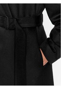 Calvin Klein Płaszcz wełniany K20K205496 Czarny Relaxed Fit. Kolor: czarny. Materiał: wełna #8