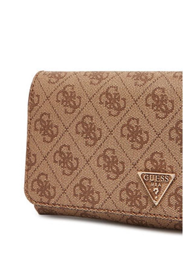 Guess Torebka Noelle II Mini HWBG96 72750 Brązowy. Kolor: brązowy. Materiał: skórzane