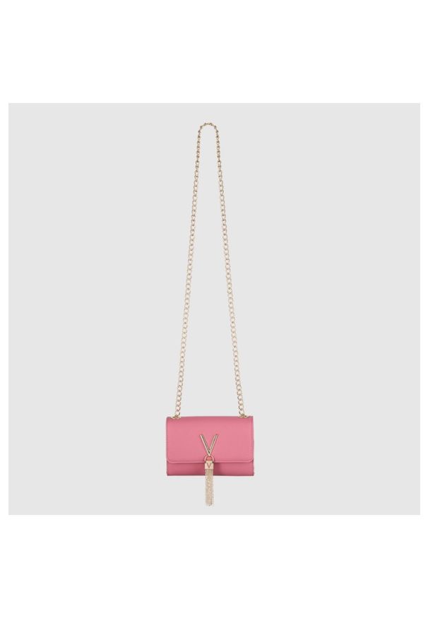 Valentino by Mario Valentino - VALENTINO Różowa kopertówka Divina SA. Kolor: różowy. Rozmiar: małe
