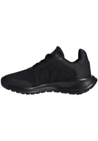 Adidas - Buty adidas Tensaur Run 2.0 K Jr IG8572 czarne. Zapięcie: sznurówki. Kolor: czarny. Materiał: syntetyk, materiał. Szerokość cholewki: normalna. Sport: bieganie