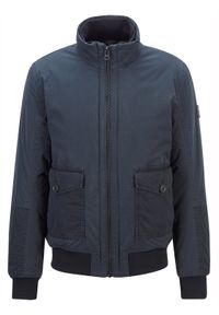 BOSS - Boss Kurtka bomber Odre-D 50440995 Granatowy Regular Fit. Kolor: niebieski. Materiał: bawełna #1