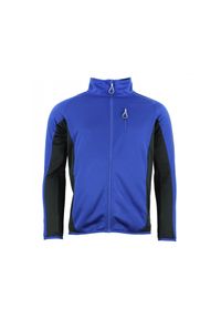 PEAK MOUNTAIN - Kurtka polarshell Peak Mountain. Kolor: czarny, niebieski, wielokolorowy. Sport: turystyka piesza #1