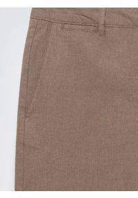 Big-Star - Spodnie męskie chinosy beżowe Erhati 801. Okazja: na co dzień. Kolor: beżowy. Materiał: tkanina. Wzór: nadruk, haft. Styl: casual #2