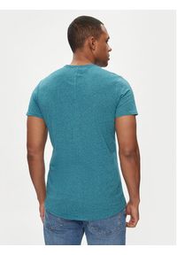 Tommy Jeans T-Shirt Jaspe DM0DM09586 Niebieski Slim Fit. Kolor: niebieski. Materiał: syntetyk #5