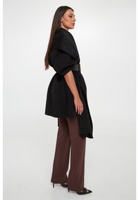 Elisabetta Franchi - Płaszcz ponczo damski wełniany ELISABETTA FRANCHI. Materiał: wełna #5