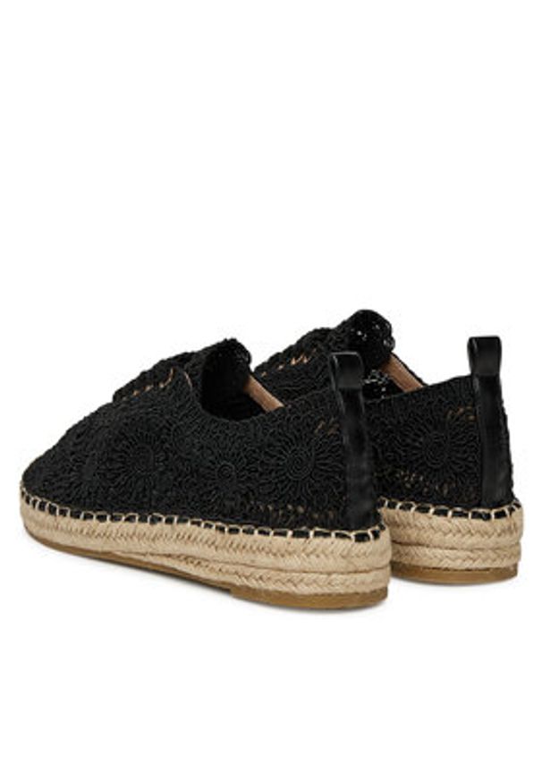 DeeZee Espadryle 3H33549-1 Czarny. Kolor: czarny. Materiał: materiał