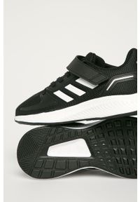 Adidas - adidas - Buty dziecięce Runfalcon 2.0 C. Nosek buta: okrągły. Zapięcie: rzepy. Kolor: czarny. Materiał: syntetyk, materiał, skóra ekologiczna, guma. Szerokość cholewki: normalna #3