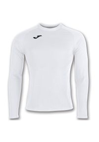 Koszulka termoaktywna do piłki nożnej męska Joma Fleece z długim rękawem. Kolor: biały. Długość rękawa: długi rękaw. Długość: długie. Sport: piłka nożna #1