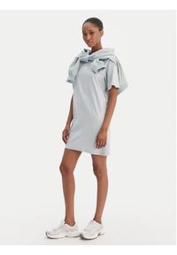 Reebok Sukienka codzienna Surya RK25502CCW Błękitny Regular Fit. Okazja: na co dzień. Kolor: niebieski. Materiał: bawełna. Typ sukienki: proste. Styl: casual #5