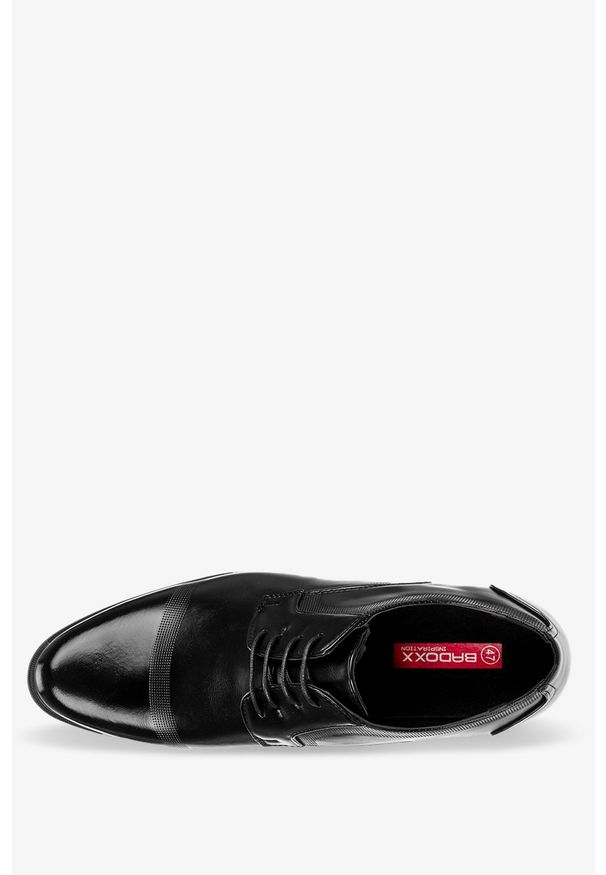 Badoxx - Czarne buty wizytowe sznurowane badoxx exc428. Kolor: czarny. Styl: wizytowy