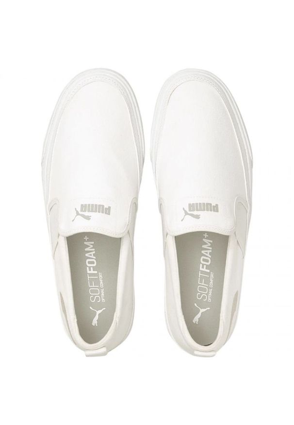 Buty Puma Bari Z SlipOn W 380141 02 białe. Zapięcie: bez zapięcia. Kolor: biały. Materiał: guma. Szerokość cholewki: normalna. Sezon: lato