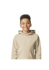 GILDAN - Bluza Dziecięca Softstyle Plain Fleece Midweight Hoodie. Kolor: beżowy
