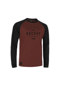 ROCDAY - Koszulka rowerowa męska MTB Rocday Jersey Patrol Sanitized®. Kolor: czerwony, wielokolorowy, czarny. Materiał: jersey