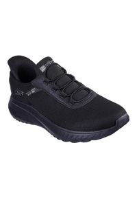 skechers - Buty męskie SKECHERS Bobs Squad Chaos Tough Walk. Kolor: czarny