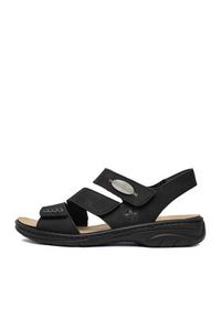 Rieker Sandały CEO-64573-00 Czarny. Kolor: czarny. Materiał: nubuk, skóra #7