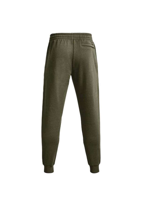 Spodnie fitness męskie Under Armour Rival Fleece Joggers. Kolor: zielony, wielokolorowy. Sport: fitness