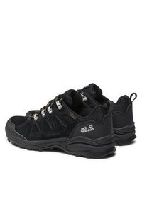 Jack Wolfskin Trekkingi Refugio Texapore Low M 4049851 Czarny. Kolor: czarny. Materiał: zamsz, skóra. Sport: turystyka piesza
