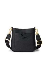 Lauren Ralph Lauren - LAUREN RALPH LAUREN Torebka 431982184002 Czarny. Kolor: czarny. Materiał: skórzane #1