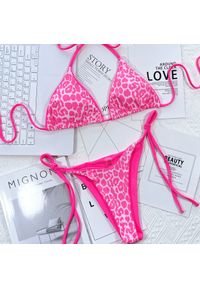 Intica - Bikini trójkątne wiązane odporne na chlor i sól Wybke. Materiał: materiał