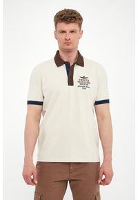 Aeronautica Militare - Polo męskie z haftem AERONAUTICA MILITARE. Typ kołnierza: polo. Wzór: haft #4