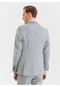 Pako Lorente - PAKO LORENTE – Szara wełniana marynarka garniturowa w kratę. Okazja: na komunię, na ślub cywilny, na wesele. Kolor: szary. Materiał: wełna. Styl: elegancki, klasyczny #5
