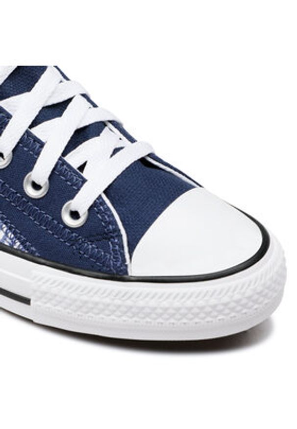 Converse Trampki Chuck Taylor All Star Hickory Stripe A00480C Granatowy. Kolor: niebieski. Materiał: materiał