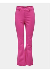 only - ONLY Spodnie materiałowe Peach 15298660 Różowy Flared Fit. Kolor: różowy. Materiał: syntetyk #4