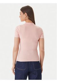 Guess Sweter W6GR09 Z0590 Pomarańczowy Regular Fit. Kolor: pomarańczowy. Materiał: wiskoza #3