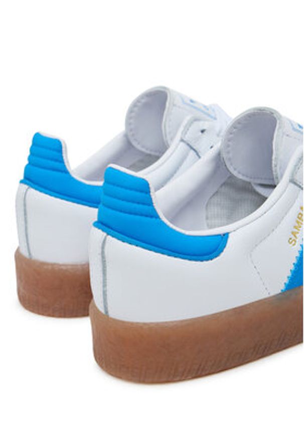 Adidas - adidas Sneakersy Sambae JQ1236 Biały. Kolor: biały. Materiał: skóra