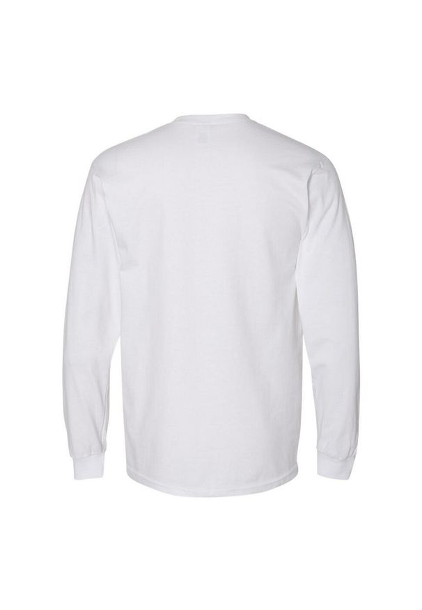GILDAN - Koszulka Z Długim Rękawem Dla Dorosłych Unisex Hammer. Kolor: biały. Długość rękawa: długi rękaw. Długość: długie. Sport: turystyka piesza