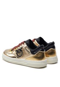 Pinko - PINKO Sneakersy Mandy 01 SS0049 P028 Złoty. Kolor: złoty. Materiał: skóra #3