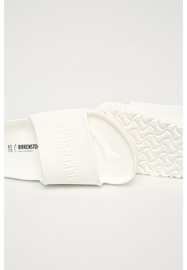 Birkenstock - Klapki Barbados. Kolor: biały. Materiał: materiał. Wzór: gładki