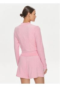 Guess Bluza V4GQ14 KC5W2 Różowy Regular Fit. Kolor: różowy. Materiał: syntetyk #4