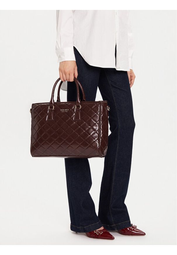 Nine West Torebka CEO-BETTY-LA374-4065 Brązowy. Kolor: brązowy