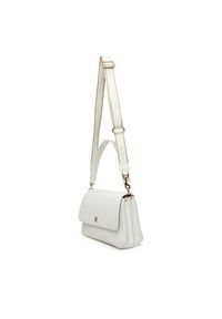 TOMMY HILFIGER - Tommy Hilfiger Torebka Th Joy Shoulder Bag AW0AW16815 Biały. Kolor: biały. Materiał: skórzane