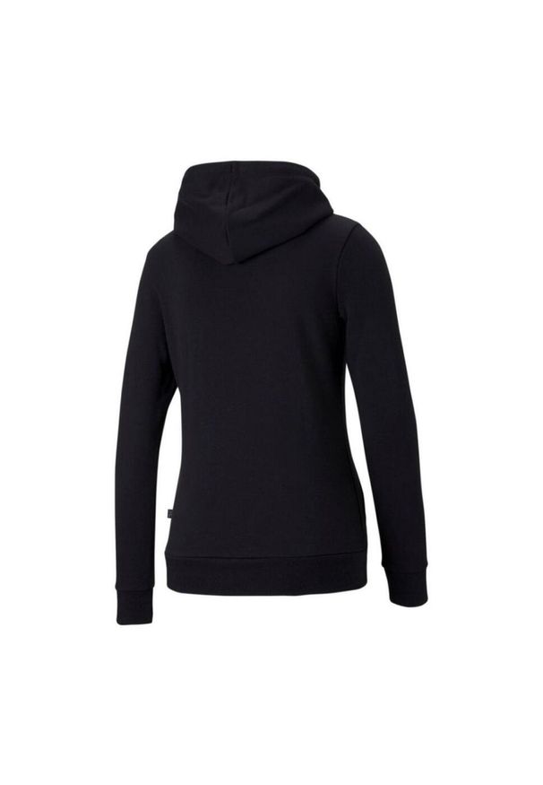 Puma - Damska Bluza Z Kapturem Z Logo Essentials. Typ kołnierza: kaptur. Kolor: czarny