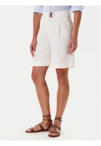Tatuum Bermudy Kosoko T2510.160 Écru Relaxed Fit. Materiał: wiskoza